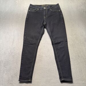 Hydraulic Hydra Lift Womens 8 Ankle Skinny Jeans Dark Wash Stretch Denim EUC